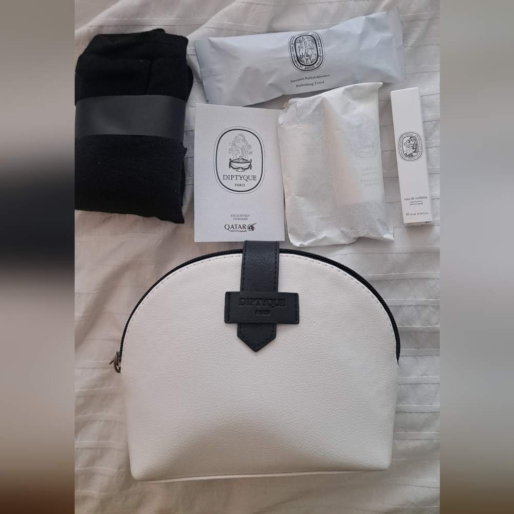 Diptyque × Qatar Airways Black and White Travel Set